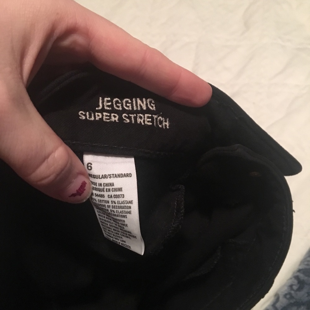 AE super stretch jeggings size 6